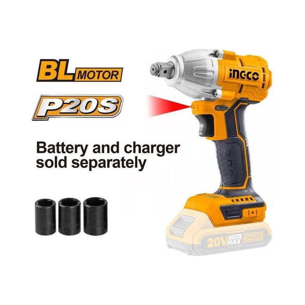 Ingco CIWLI20020 20V Cordless Li-Ion Impact Wrench 20V - KHM Megatools Corp. Ingco CIWLI20020 20V Cordless Li-Ion Impact Wrench 20V - KHM Megatools Corp.